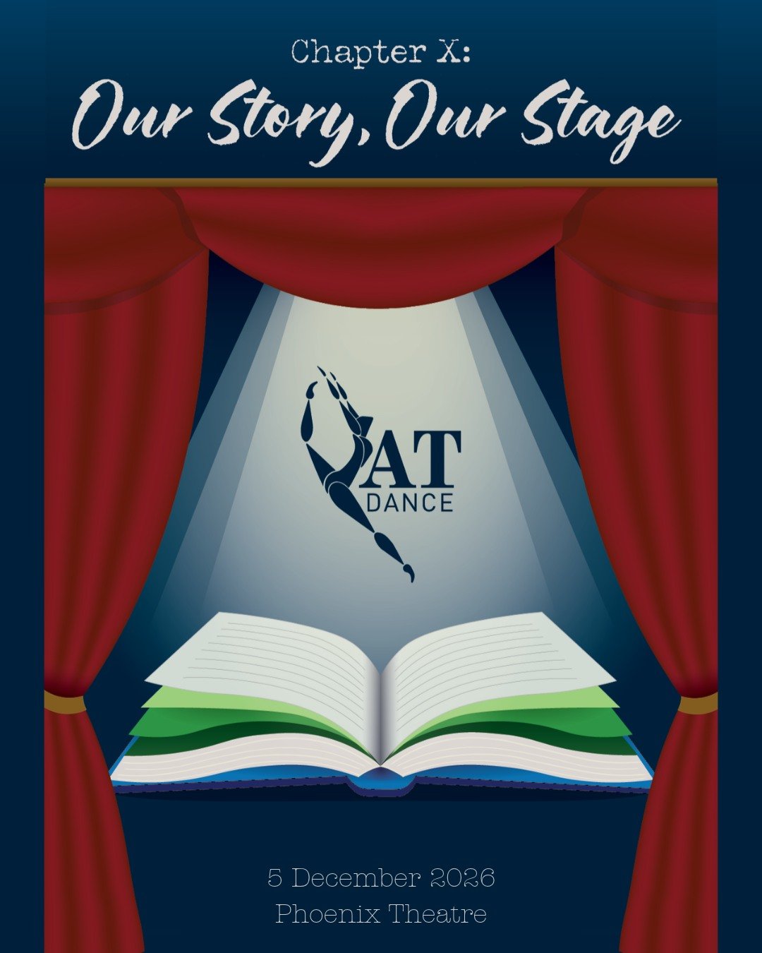 Our Story, Our Stage 🎭

Tickets to our 10 year anniversary concert go on sale on the 31st of October at 10am!  Look out for the link and get ready to celebrate all of our dancers' hard work.
