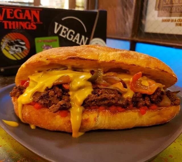Come escape the rainy weather with our signature Sunset Cheezesteak! Always on the menu and always delicious.