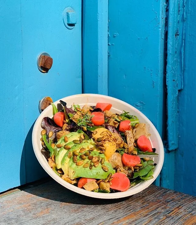 Have you tried our winter Outlaw Bowl? 🌱 Baby greens, maple mustard roasted parsnip, pickled radish, quinoa, toasted pepitas, shallot vinaigrette, &amp; smokehouse aioli. Pro tip: Add avocado and tofu👌 This bowl changes seasonally, so make sure you try one before spring!