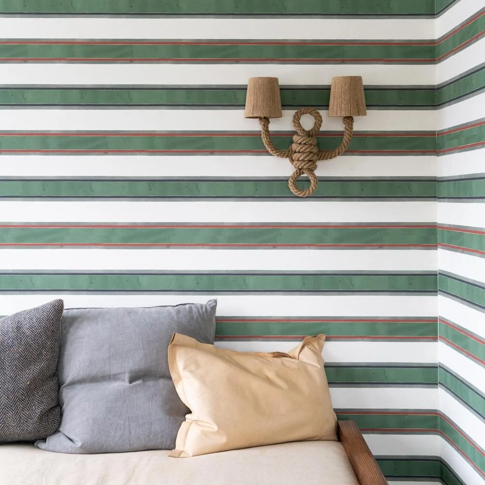 FRANKLIN | Wallpaper Design for Sibella Court Textiles collection,  "Nostalgia" 