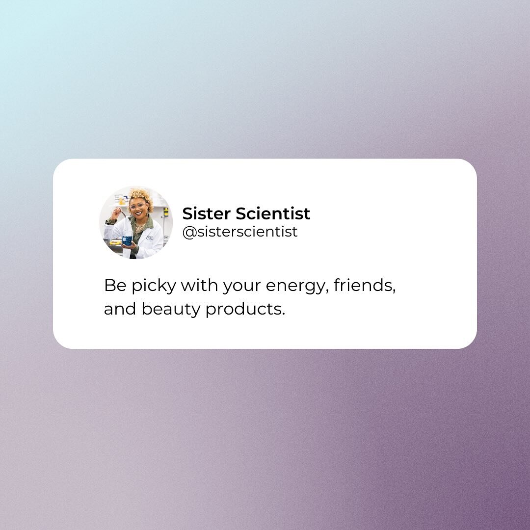 ✨ Your energy, friends, and beauty products should all align with your highest self. ✨ 

 This Monday, let&rsquo;s set the tone for the week by being discerning with the energy we allow into our lives, choosing friends who uplift and inspire, and, of