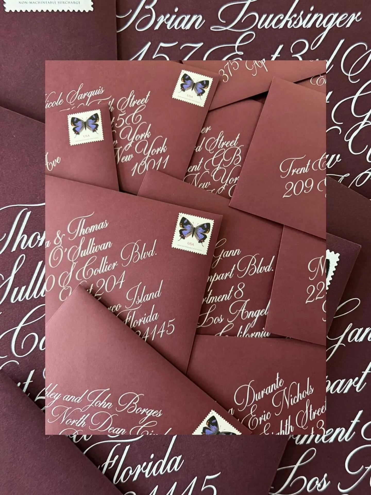 These beauties headed out this week, each one uniquely  addressed and ready to make a stunning first impression.

2026 couples, this is your sign: it&rsquo;s time to start sending those invitations! Your big day is getting closer, and there&rsquo;s n