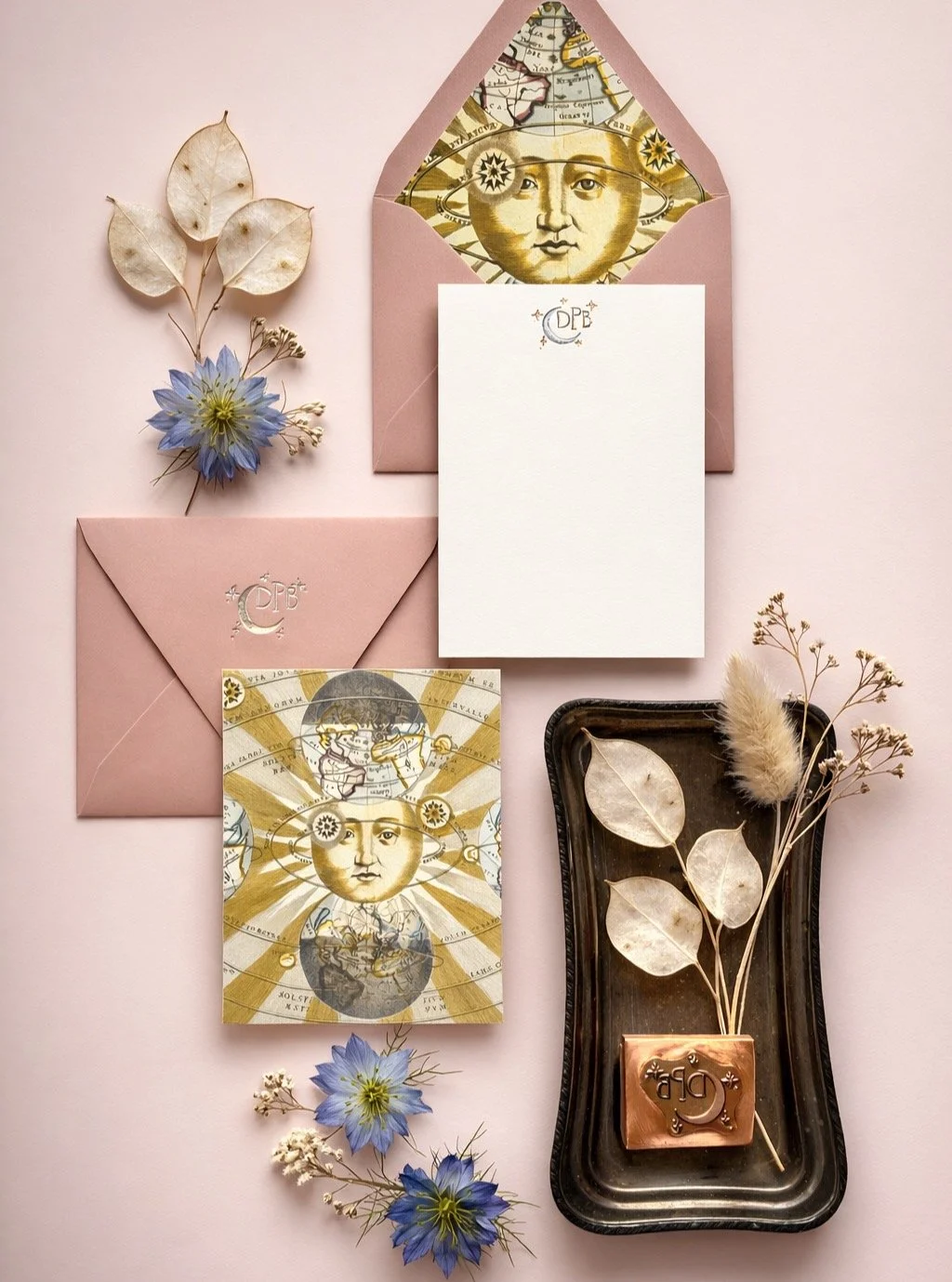 There&rsquo;s something incredibly special about being asked to create paper not for the wedding day but for after.

This bespoke personal stationery set was gifted to a bride by one of her guests&hellip; a forever piece she can use long after the la