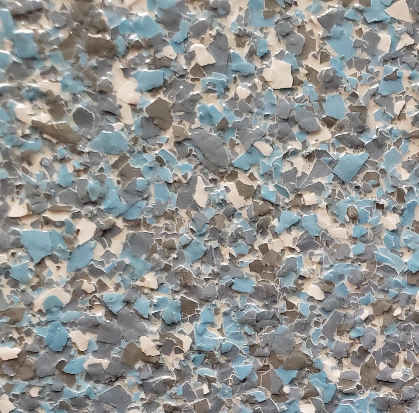 Pine Round Lichtenburg Fractal with blue epoxy filler