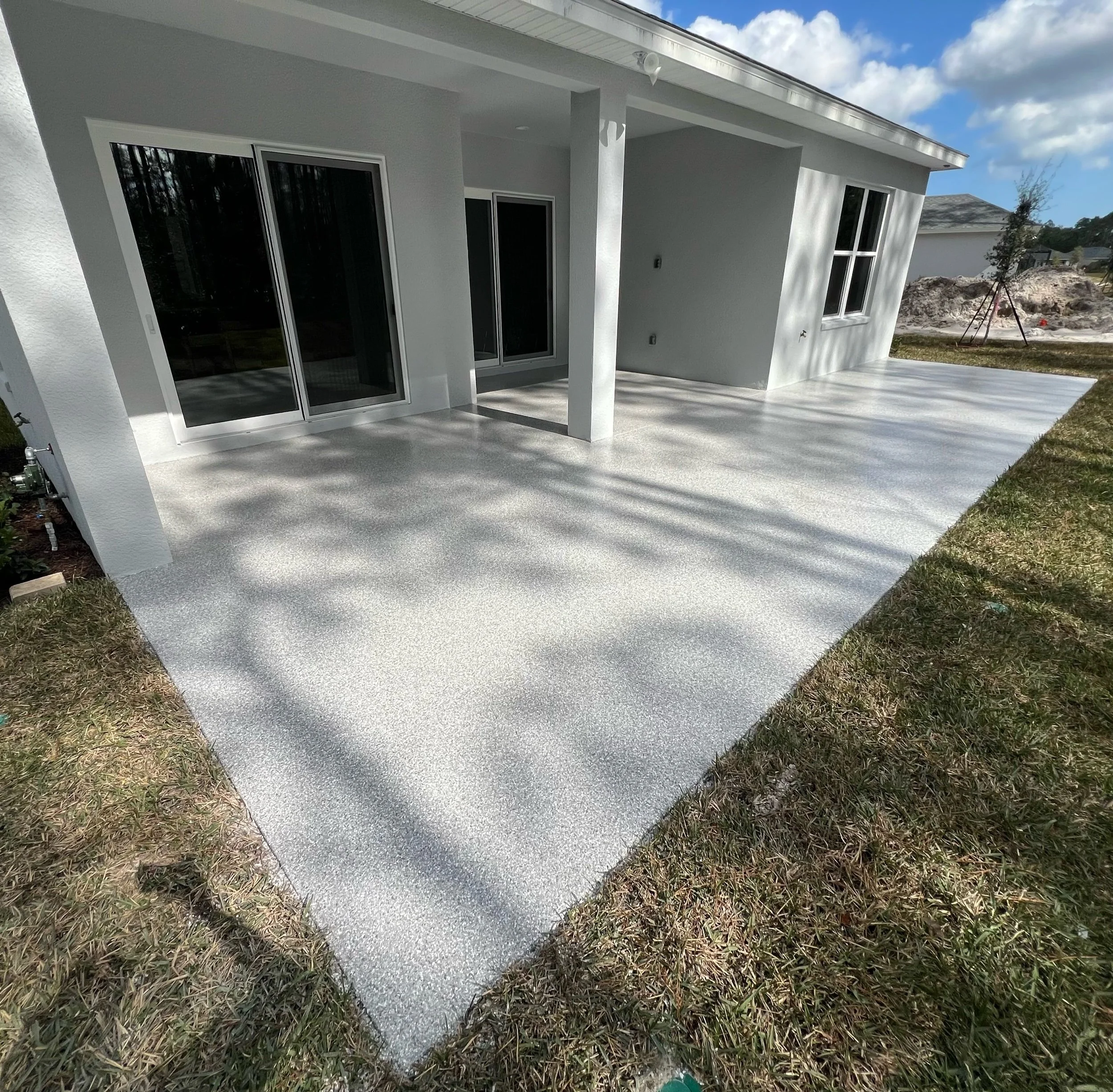 Beautiful weather for outdoor install!