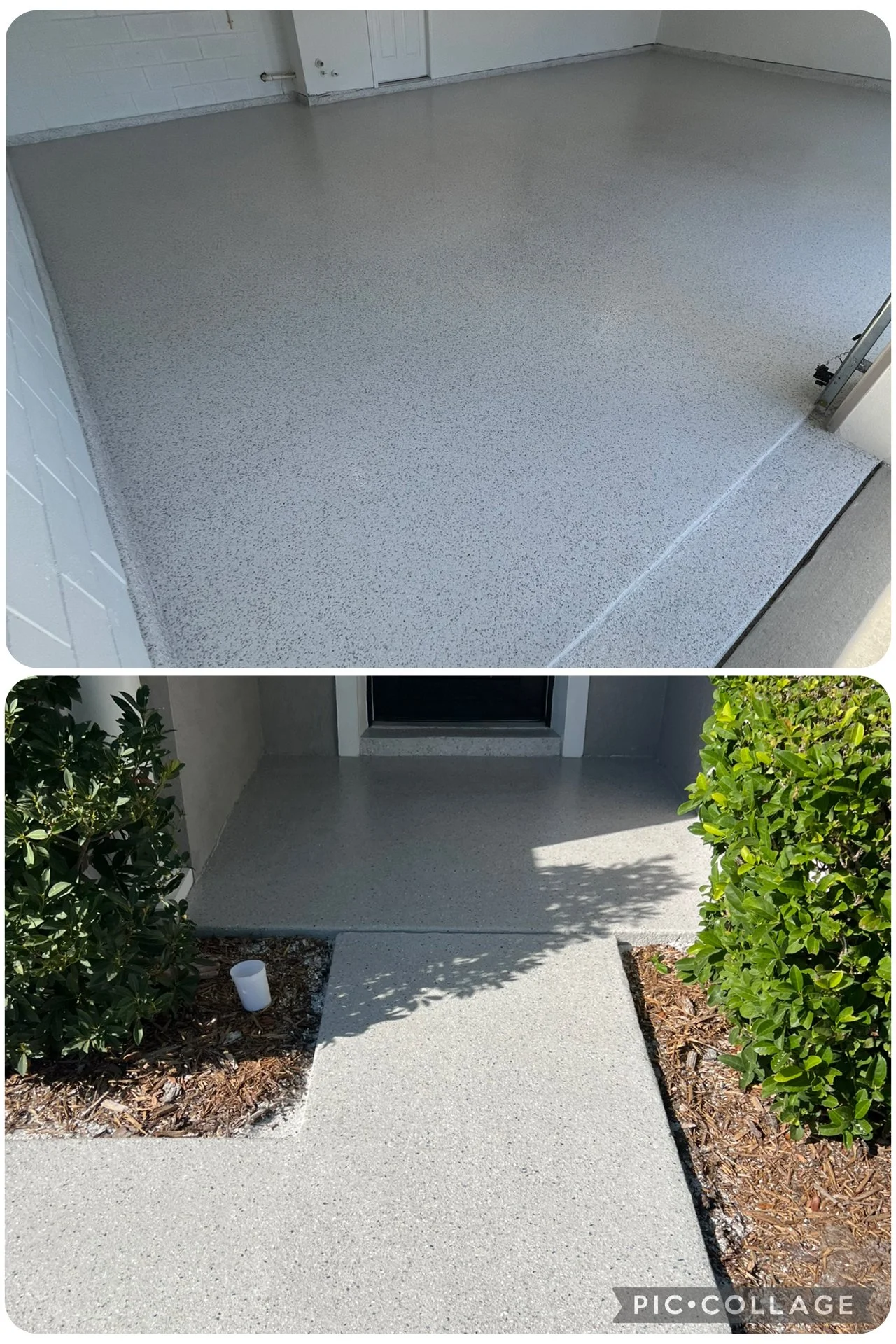 Terrazo style flake!