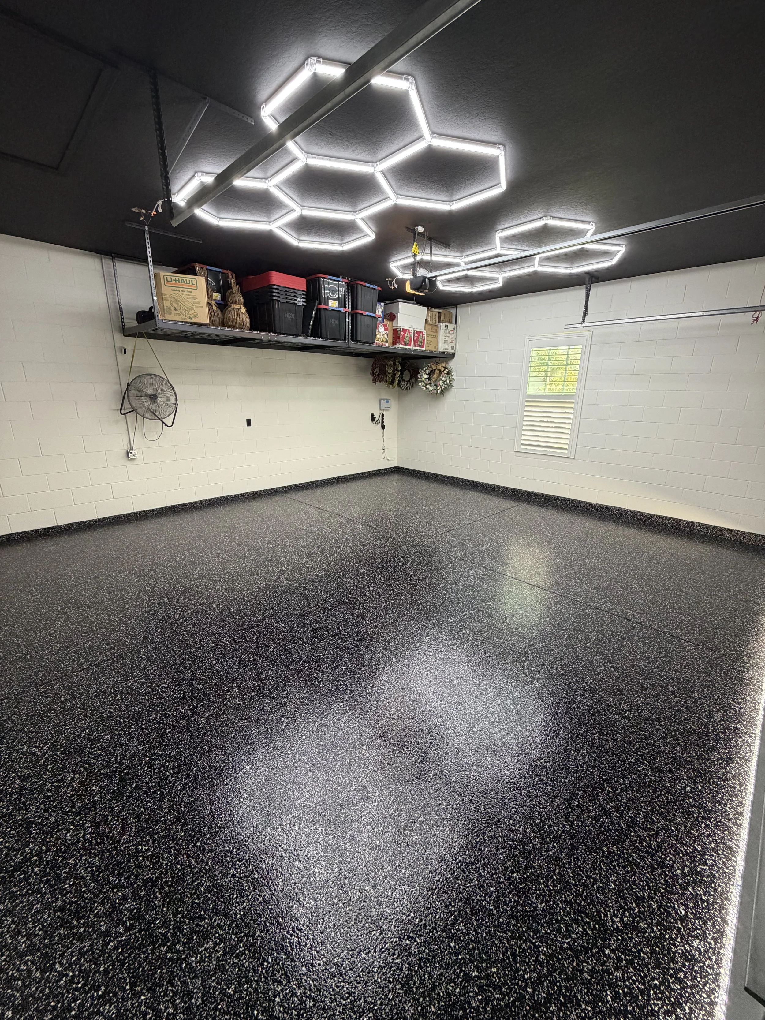 Stunning & Bold Garage Transformation 🖤