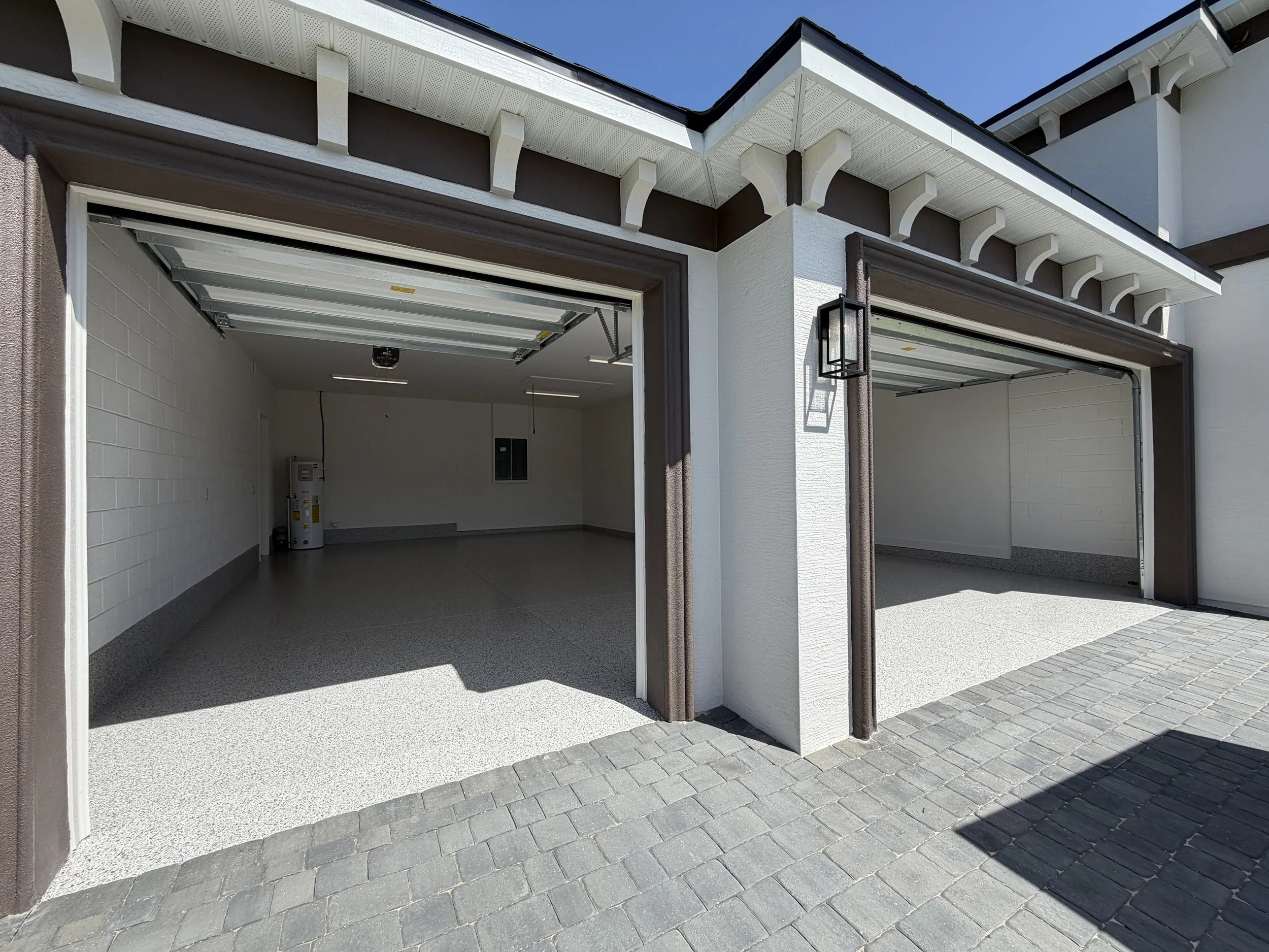 Oversized 3-Car Garage Floor Transformation in Port Orange, Florida