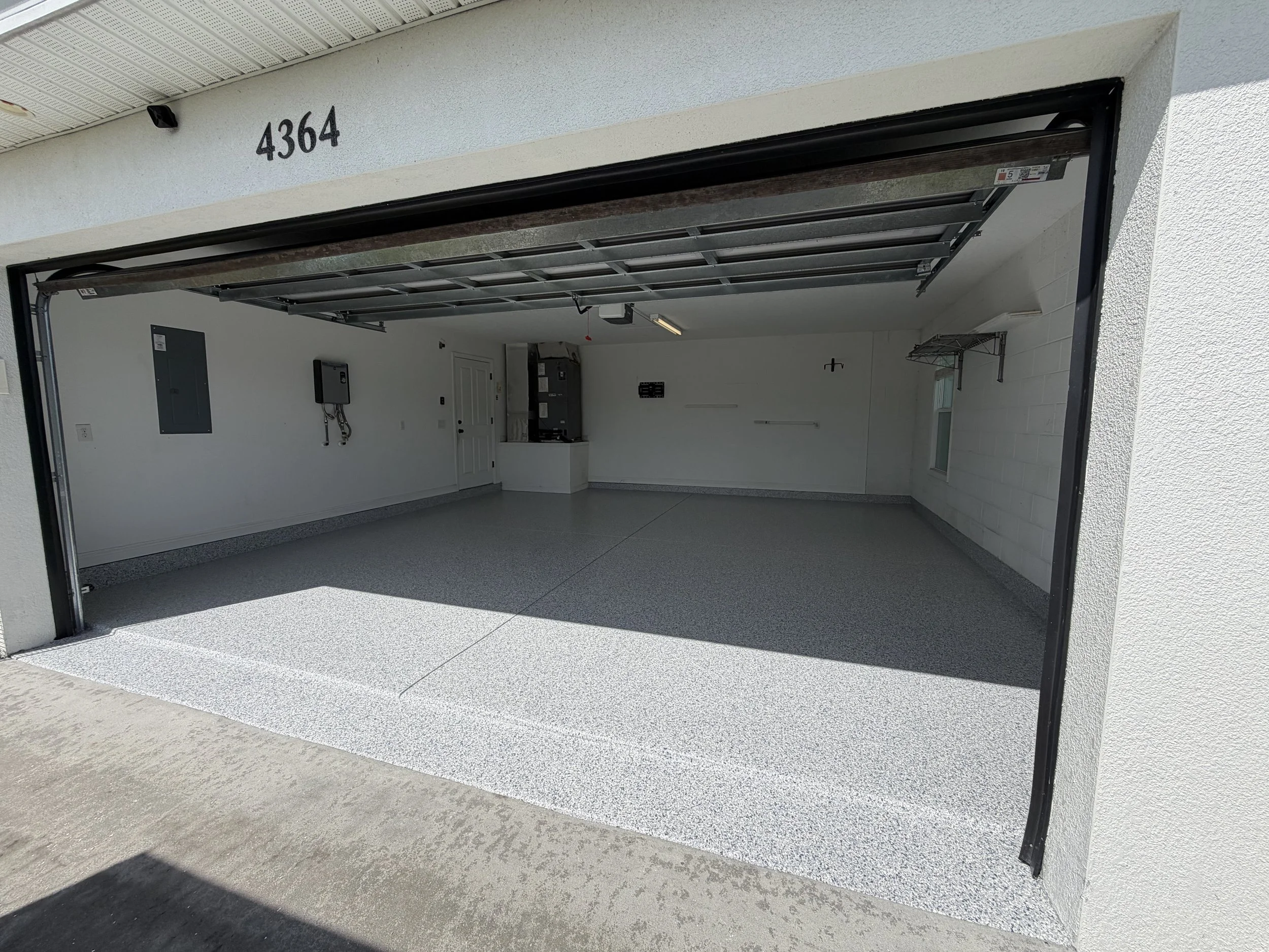 Garage Floor Transformation in Mims, Florida