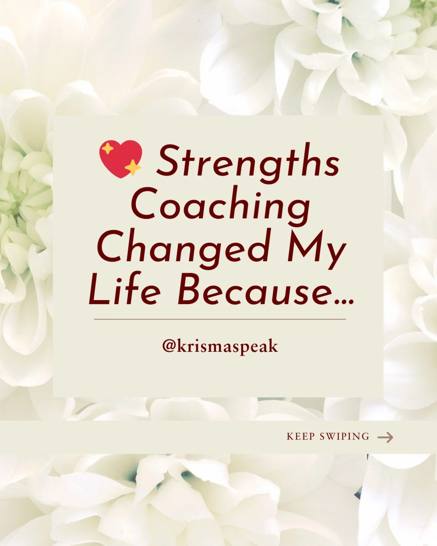 Before CliftonStrengths, I was stuck in the &ldquo;fix yourself&rdquo; cycle.

I thought success meant improving my weaknesses, filling in the gaps, becoming more &ldquo;well-rounded.&rdquo;

That was exhausting.
And honestly? It didn&rsquo;t work.

