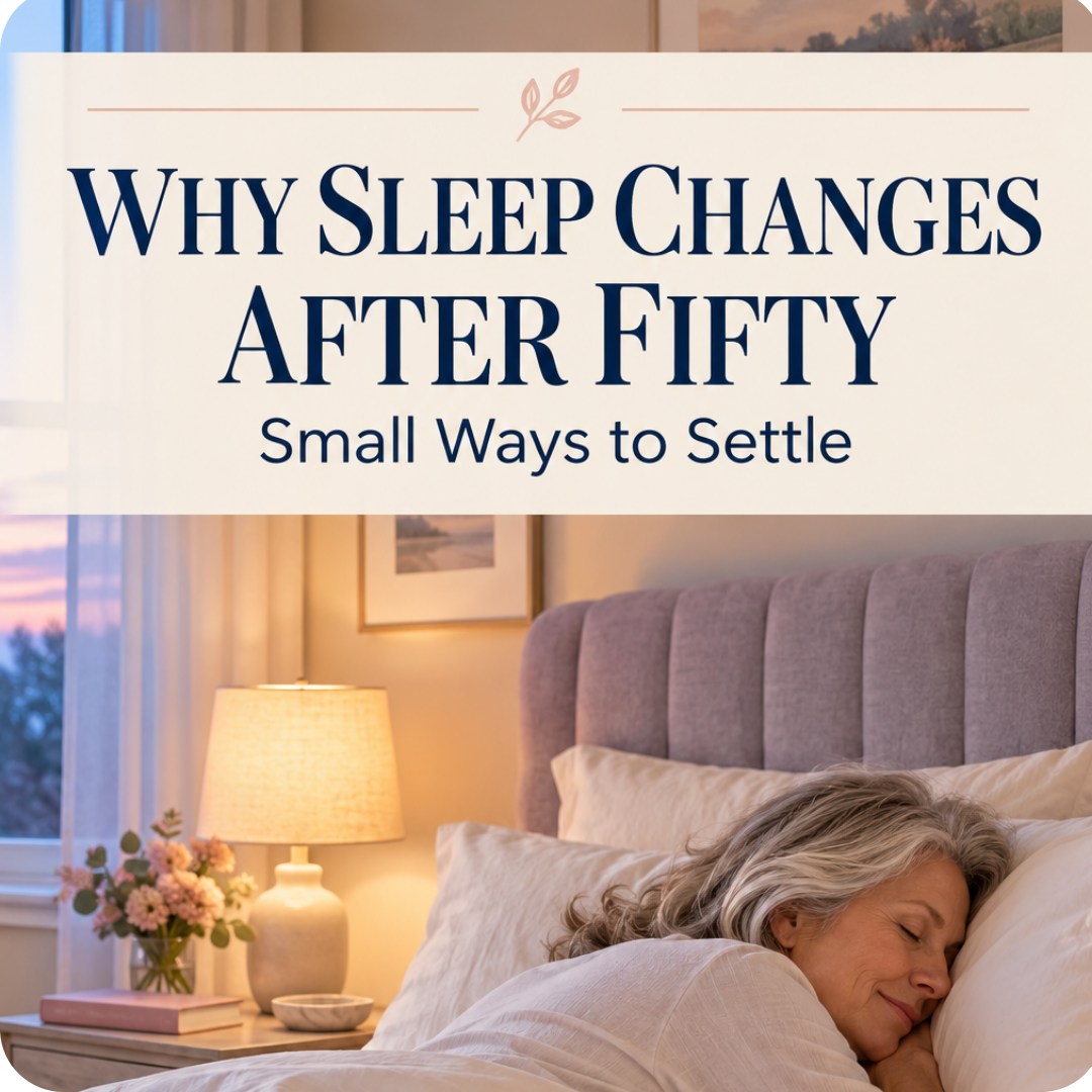 Why Sleep Changes After Fifty—and Small Ways to Settle