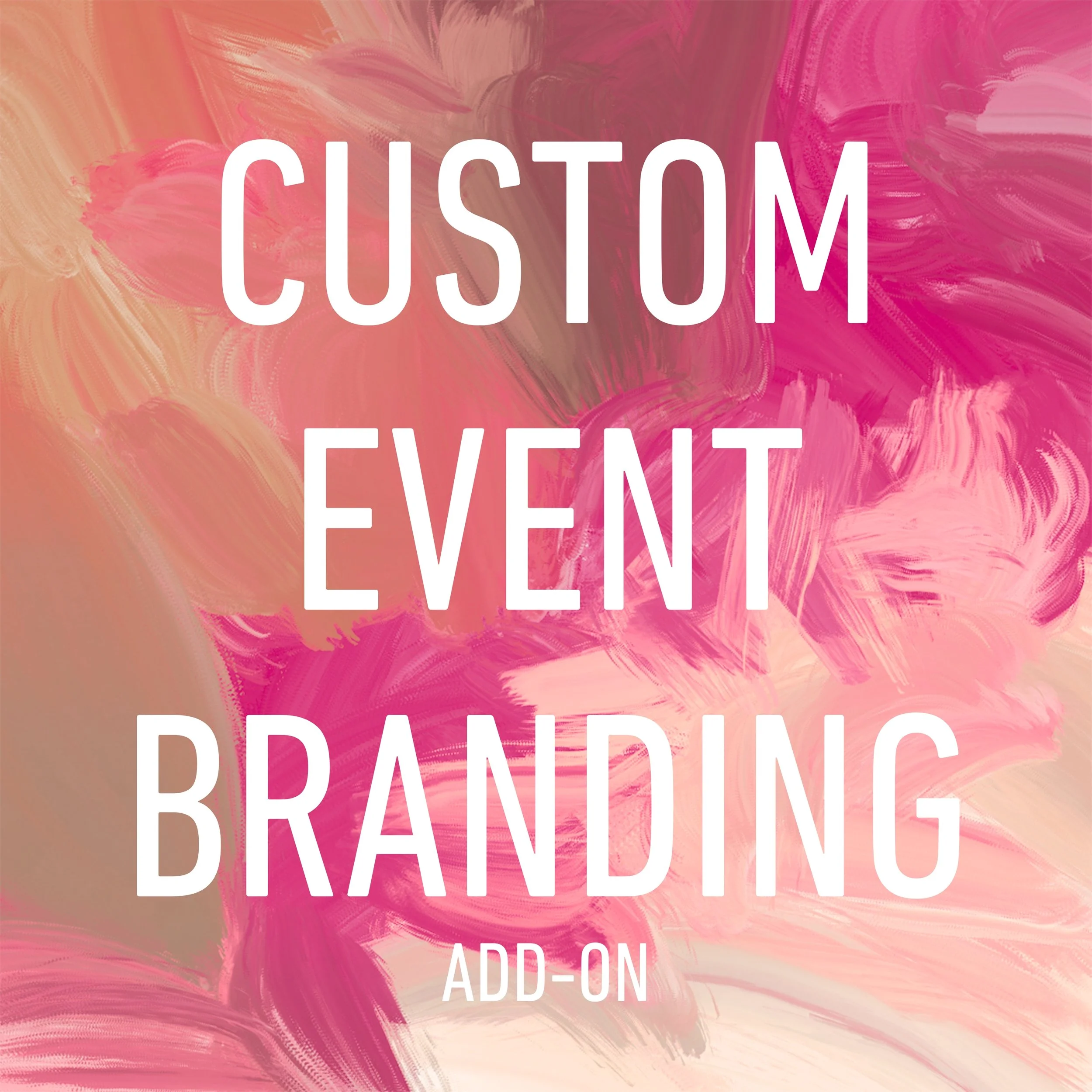 Custom Event Branding (on each portrait)