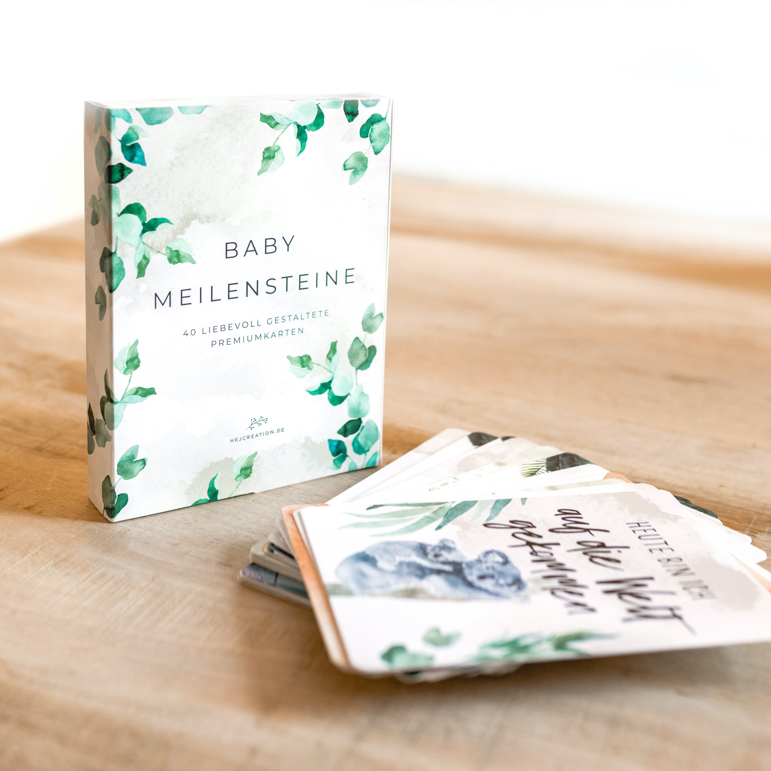 41 Motive Geschenk zur Geburt Mädchen Nunubri Meilensteinkarten Baby Mädchen mit Fotofläche für Babyfotos Baby Meilenstein Karten für Mädchen in hochwertiger Geschenkbox