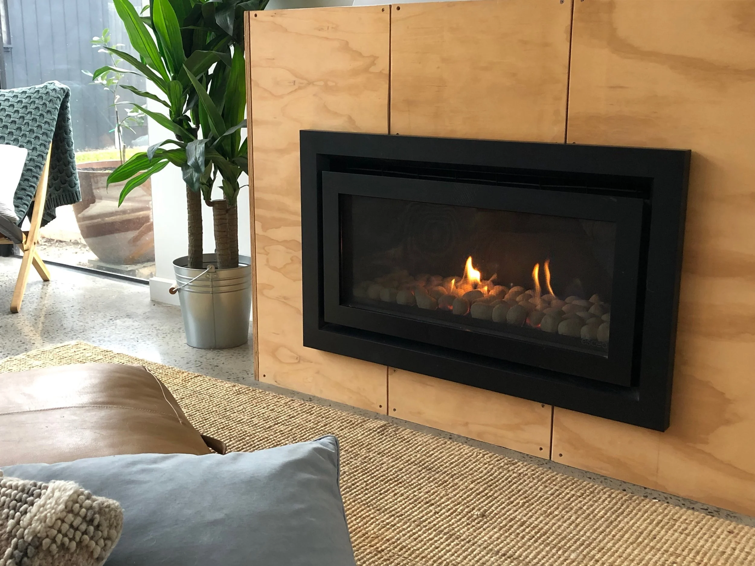 Airport West Gas Fireplace Installation