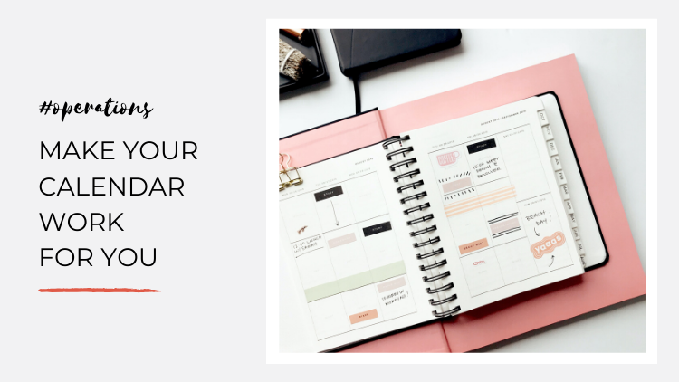 Make your Calendar work for you