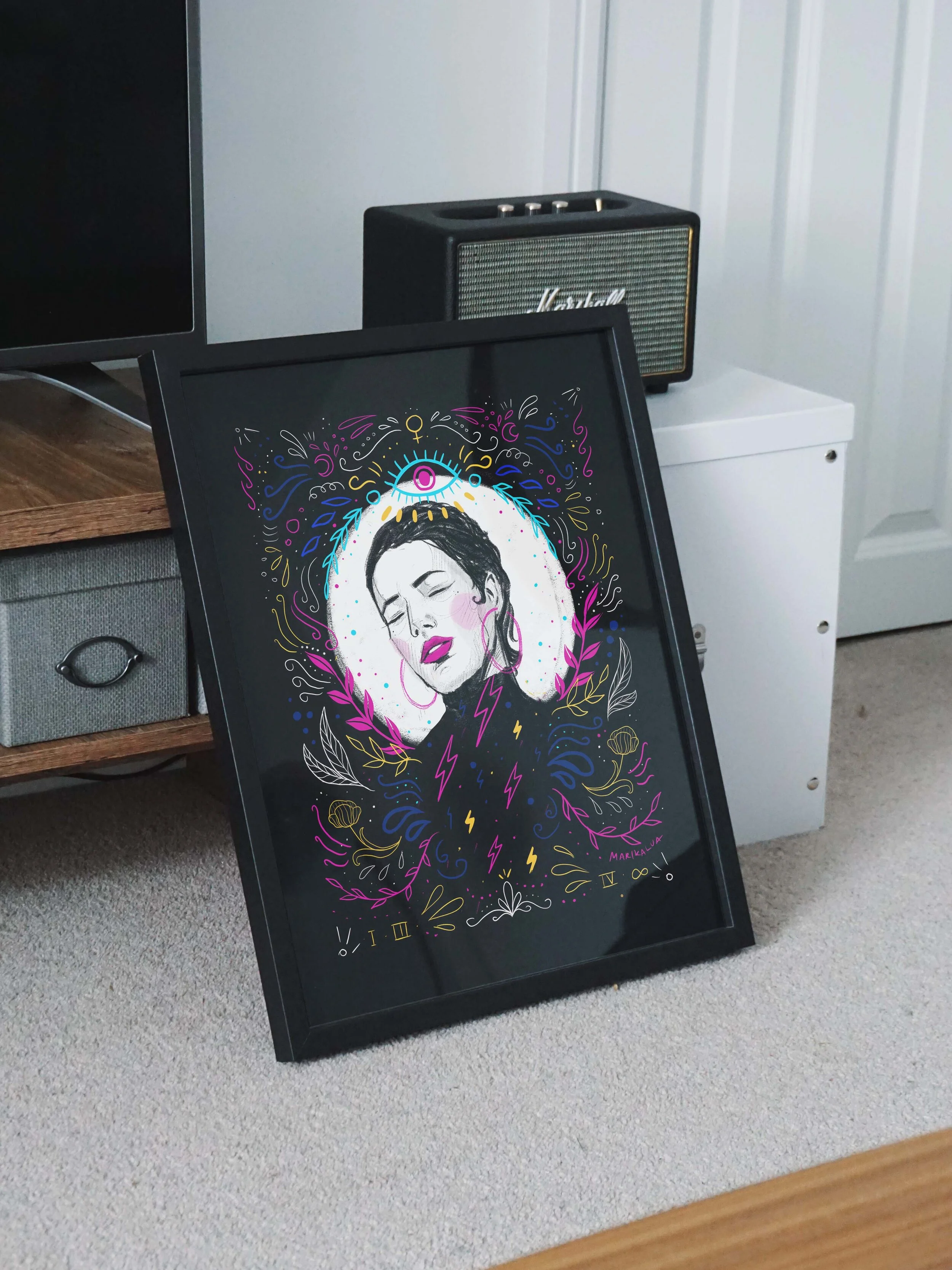    Second part of personal project - Abstract Portraits, where I focus on drawing illustrations with women in first plan.   