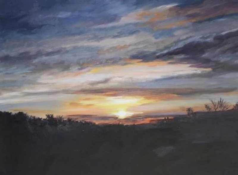 A Sunset in Time