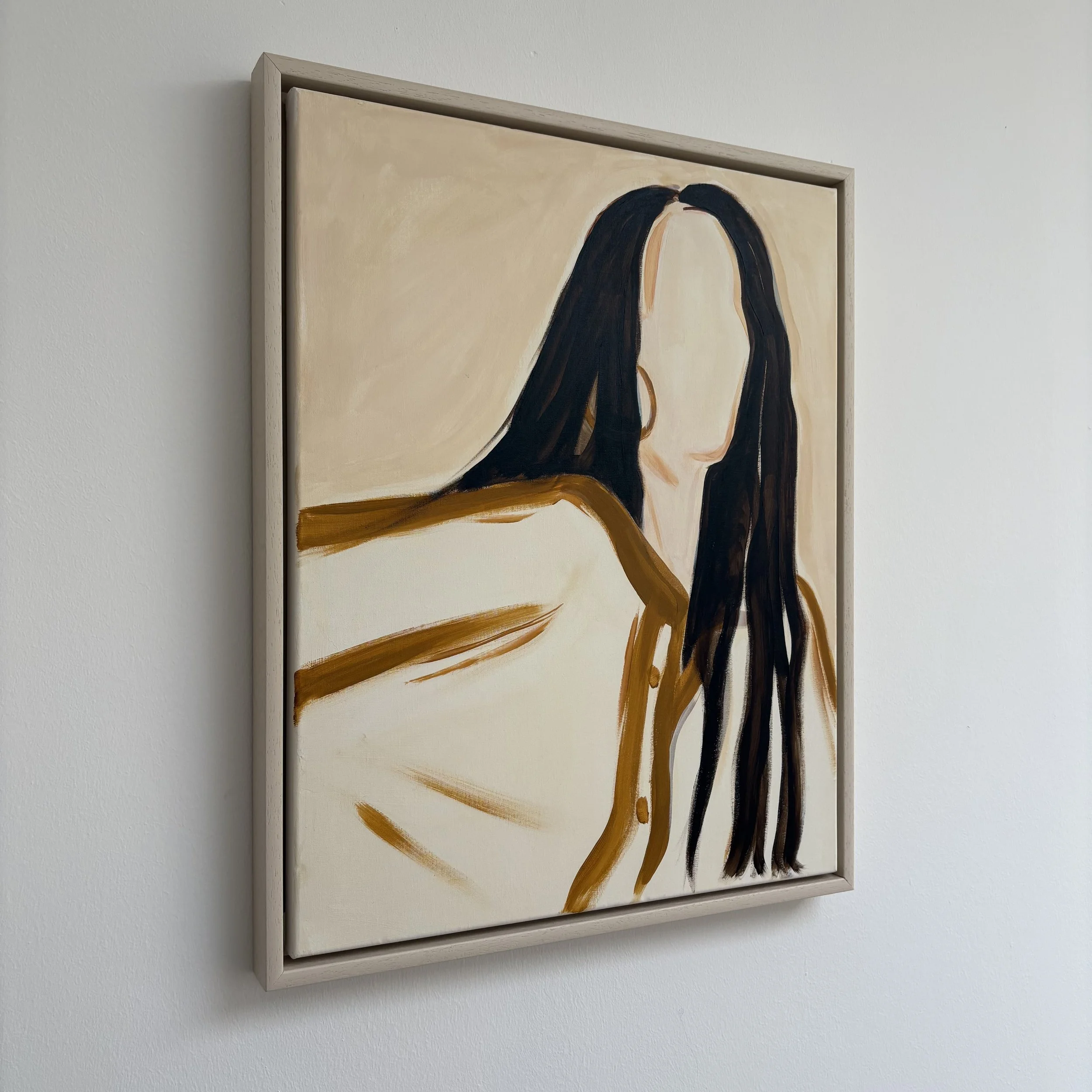 Linger Original Art Elise Mendelle Framed Side.jpeg