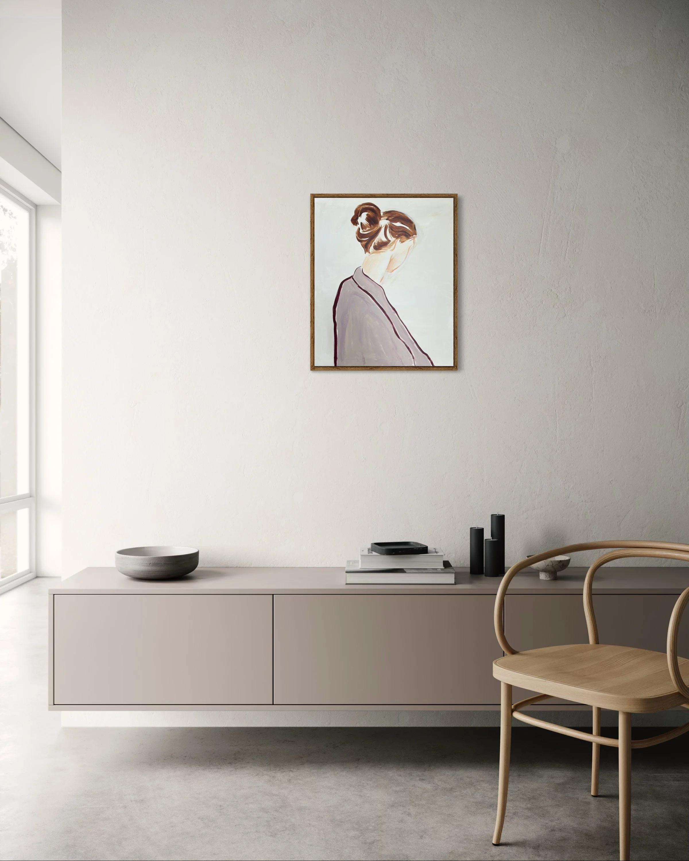 Stillness Elise Mendelle Original Painting In Situ.JPG