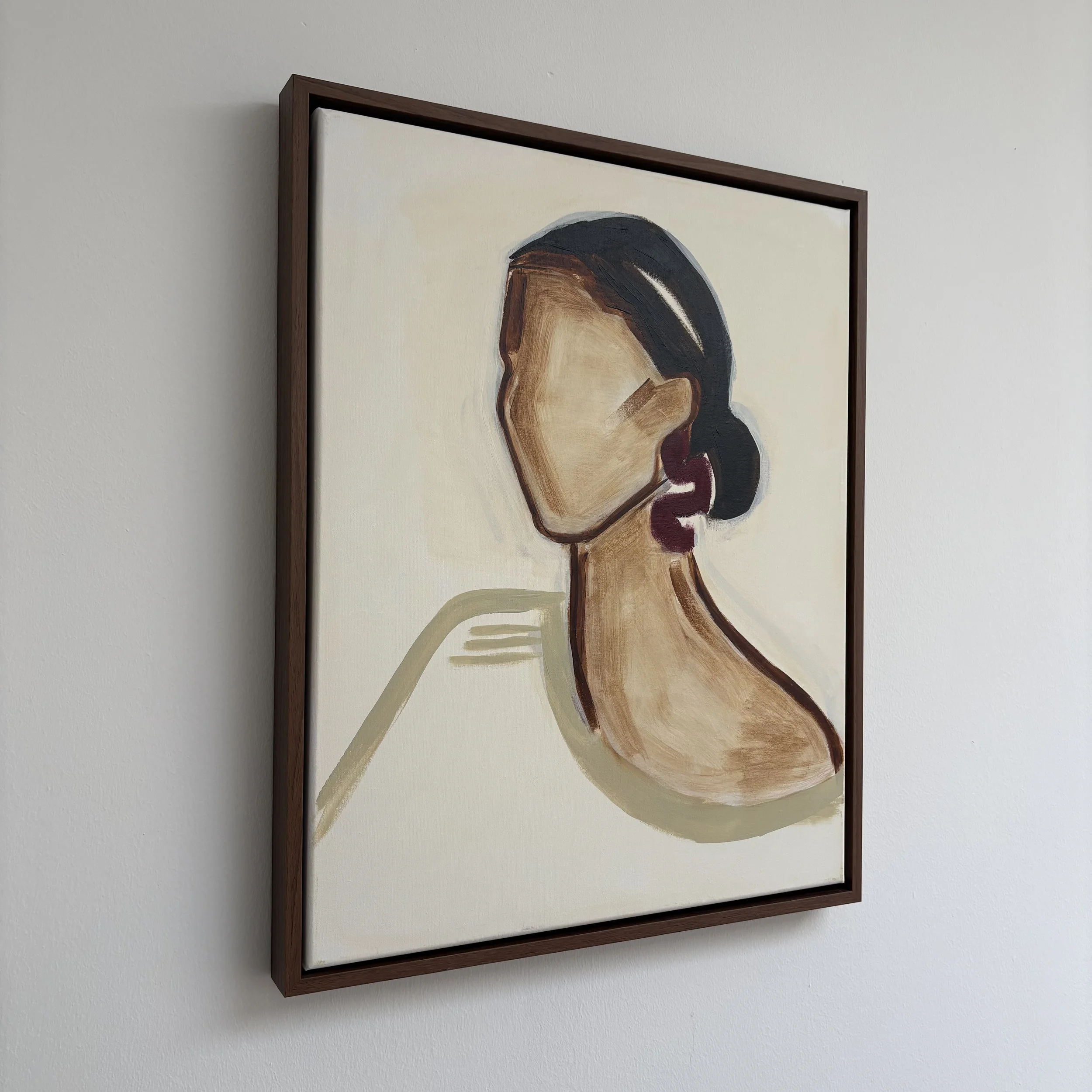 Forward Momentum Framed Original Art Elise Mendelle side.jpeg