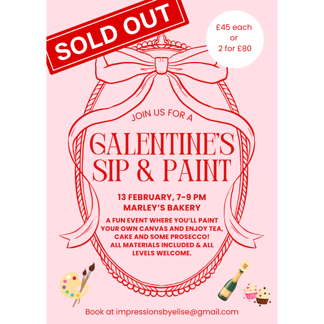 Sip & Paint Galentine's Event ❤️