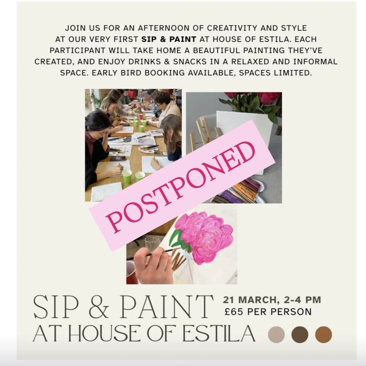 Sip & Paint Interiors Aesthetic at House of Estila