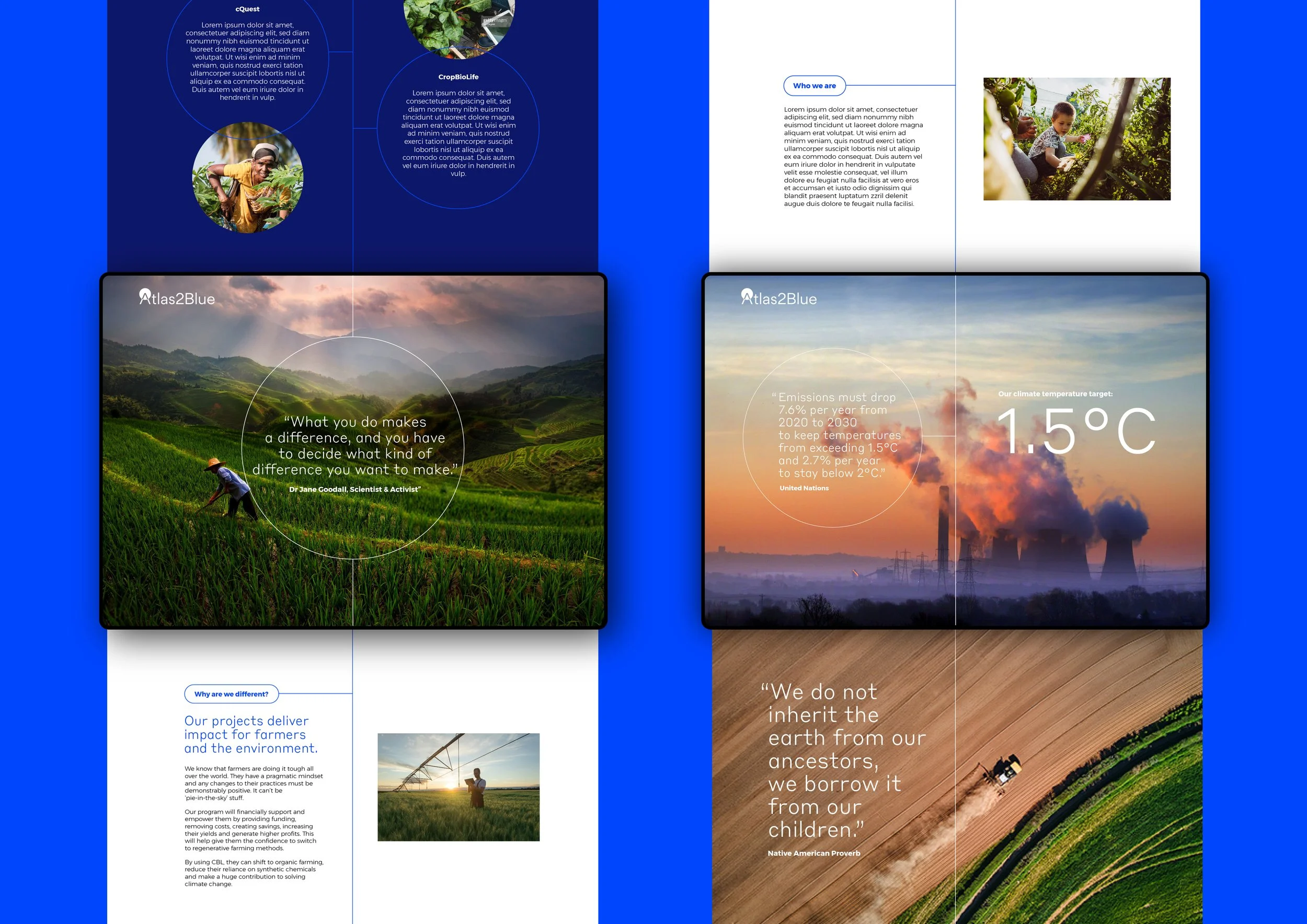 Atlas2Blue Brand Identity Website Design