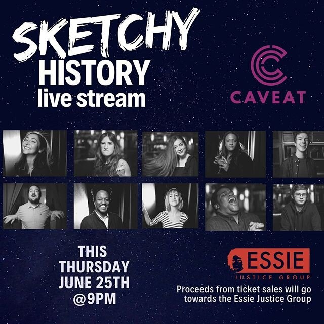 TONIGHT! Let&rsquo;s raise some big funds for @essie4justice 🖤while learning some weird history 📜via live stream! BYOB 🍻 ticket link in bio.