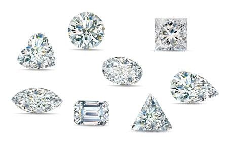 Diamond Shapes- Photo by GIA