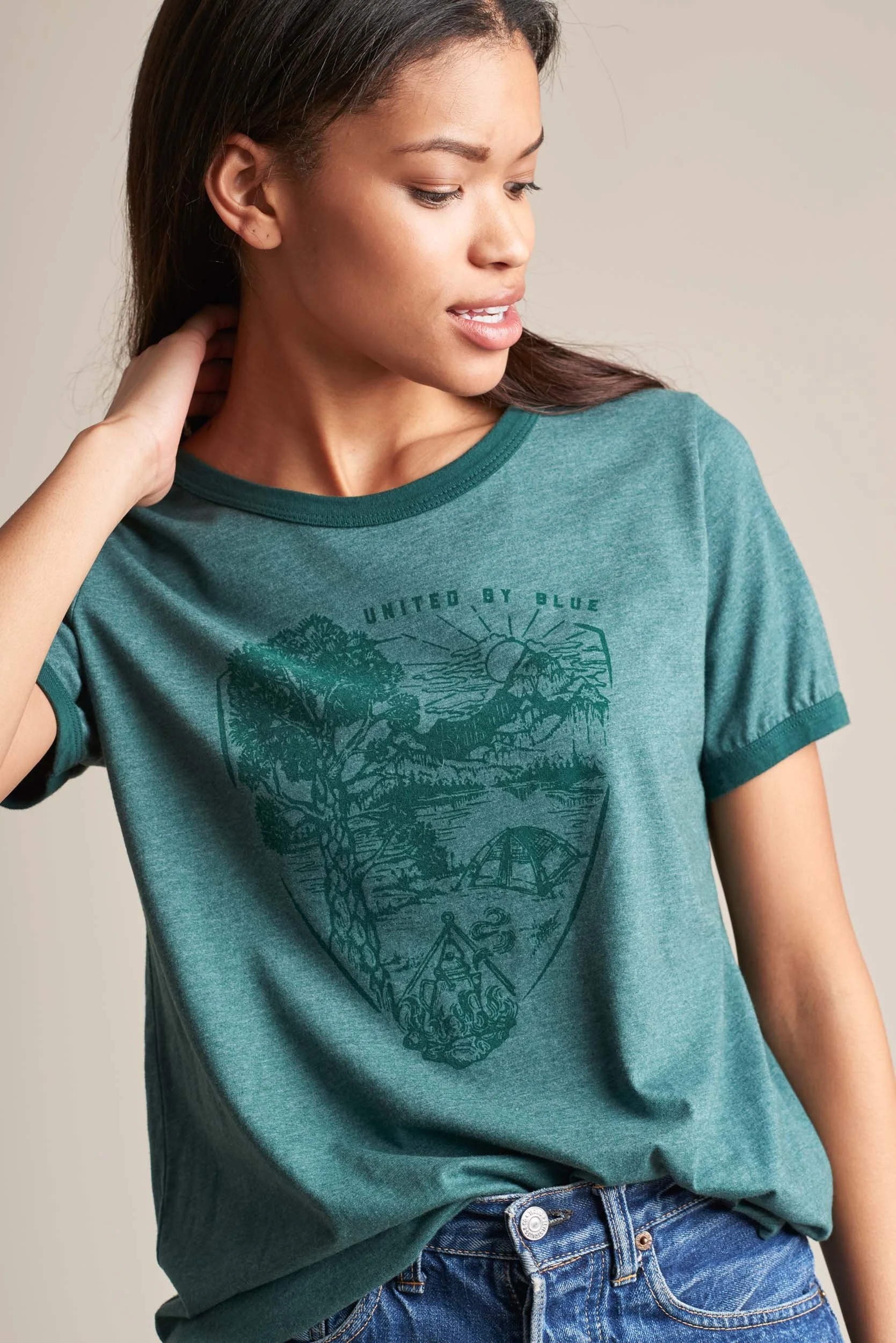 The Parks Pennant Ringer Tee