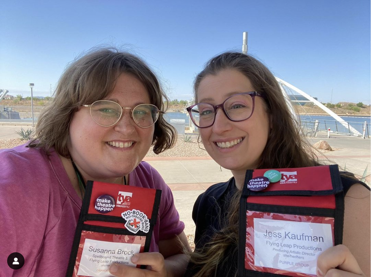 Jess and Flying Leap at the 2023 TYA/USA Festival