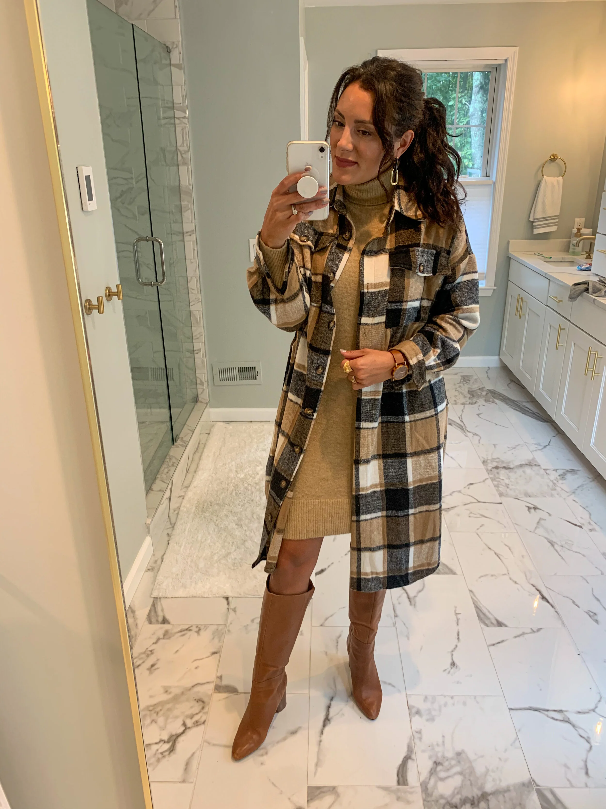 Turtleneck Sweater Dress