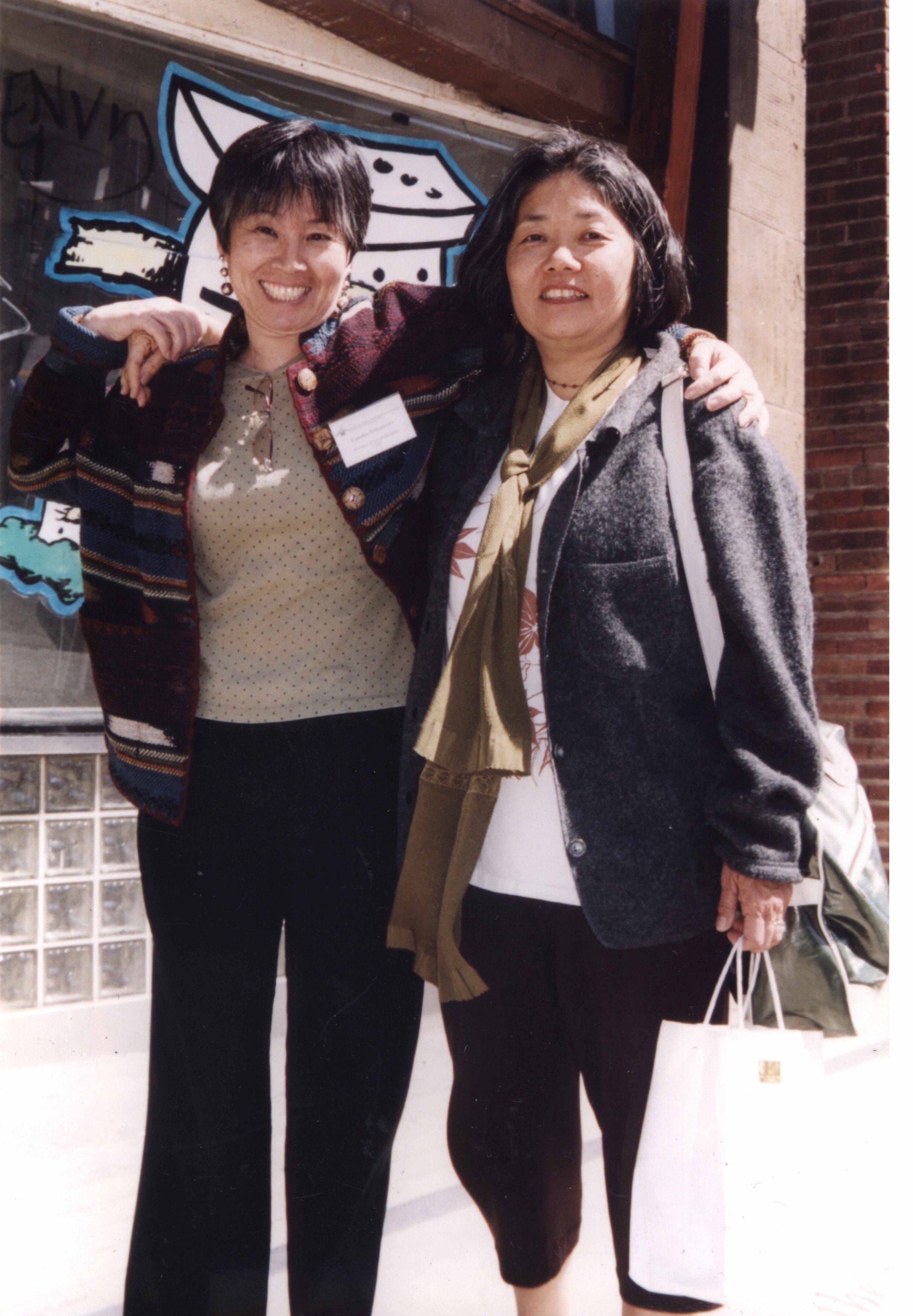 Yasuko Sakamoto with a co-founder Evelyn Yoshimura