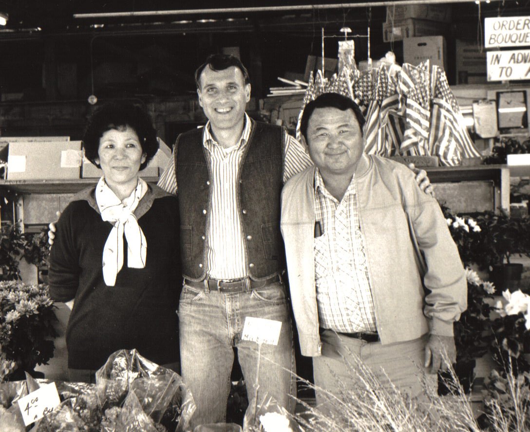 KishCindi Kishiyama Harbottle's parents with Jon Llewellyn Kyl , a former U.S. Senator for Arizona
