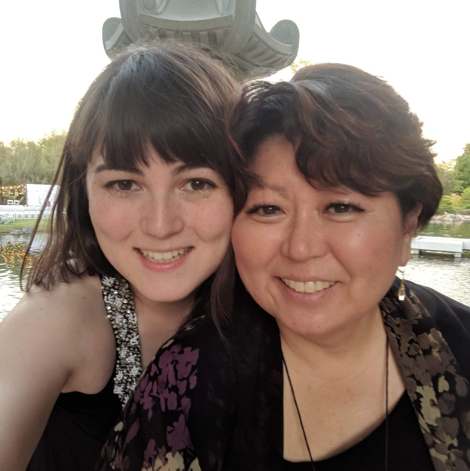 Cindi Kishiyama Harbottle with her daughter Alexis