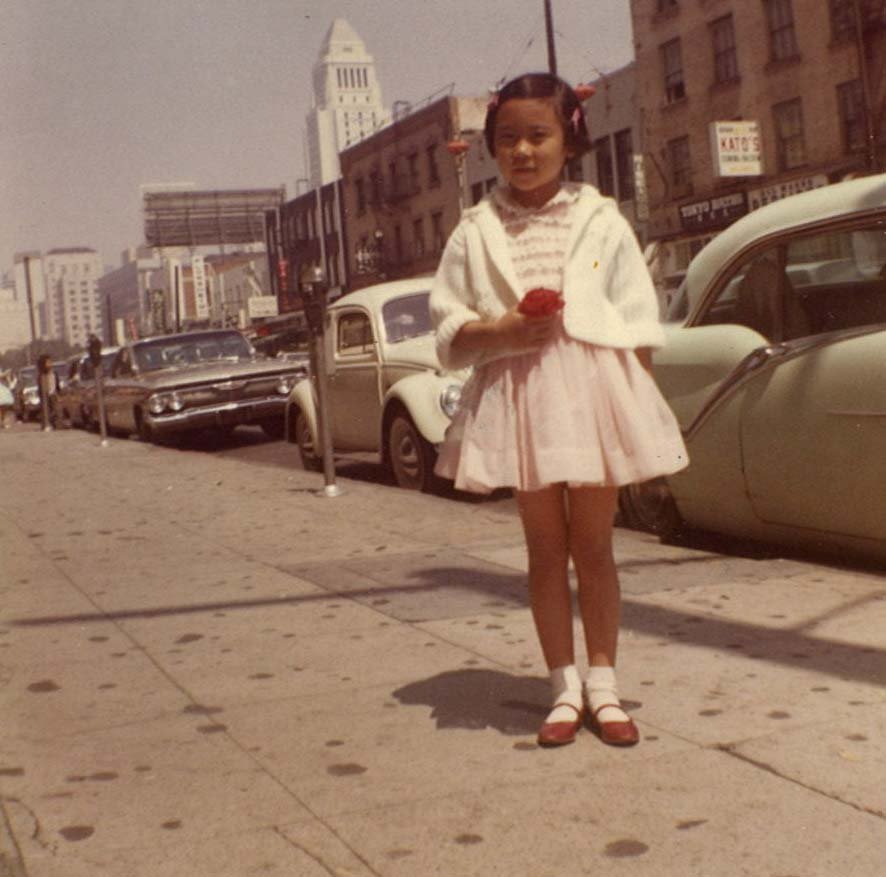 Irene in Little Tokyo in 1964