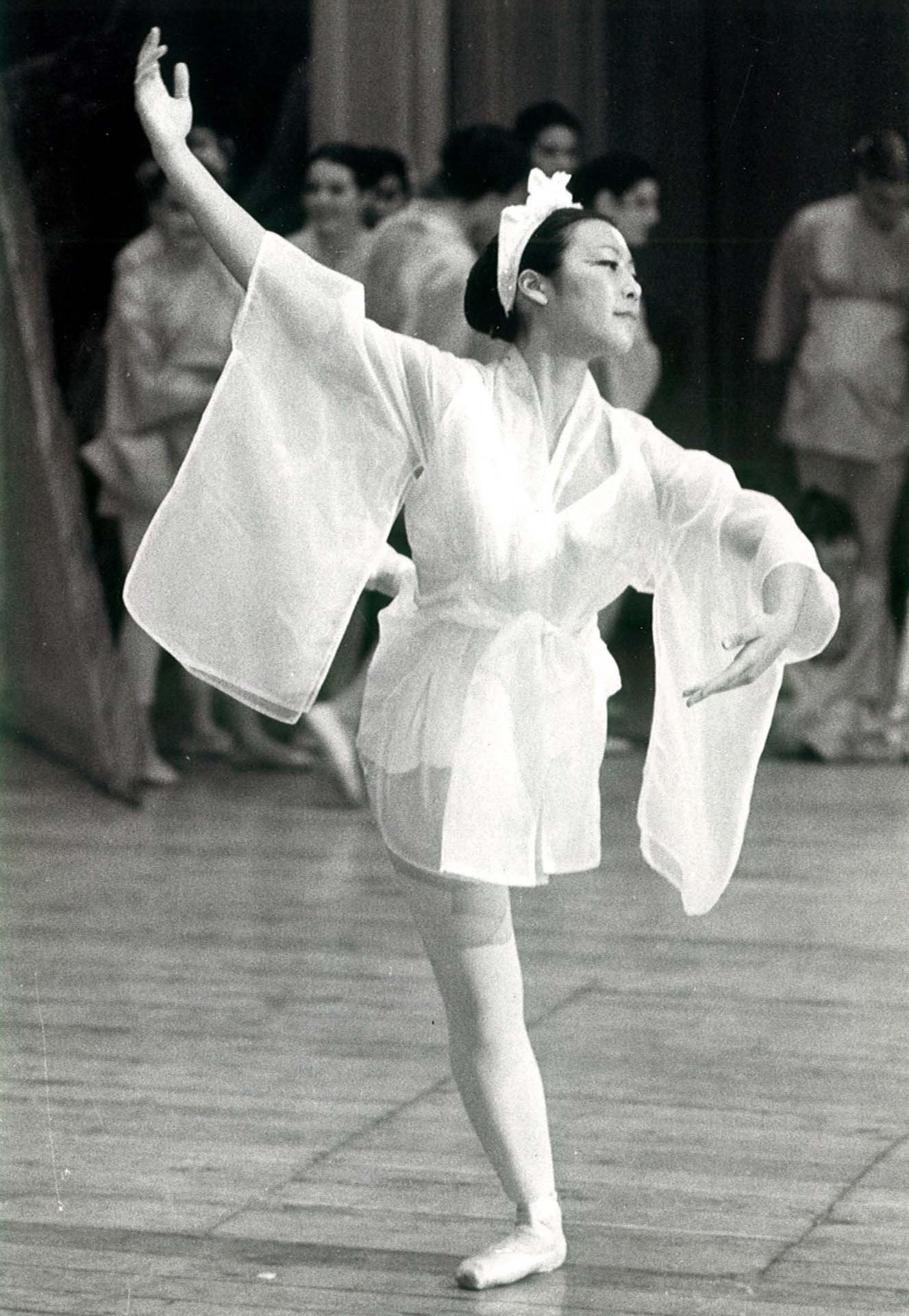 Irene in around 1973 at the original studio where she learned ballet at Yvonne Cusack School of Ballet in Alhambra, CA.&nbsp; 