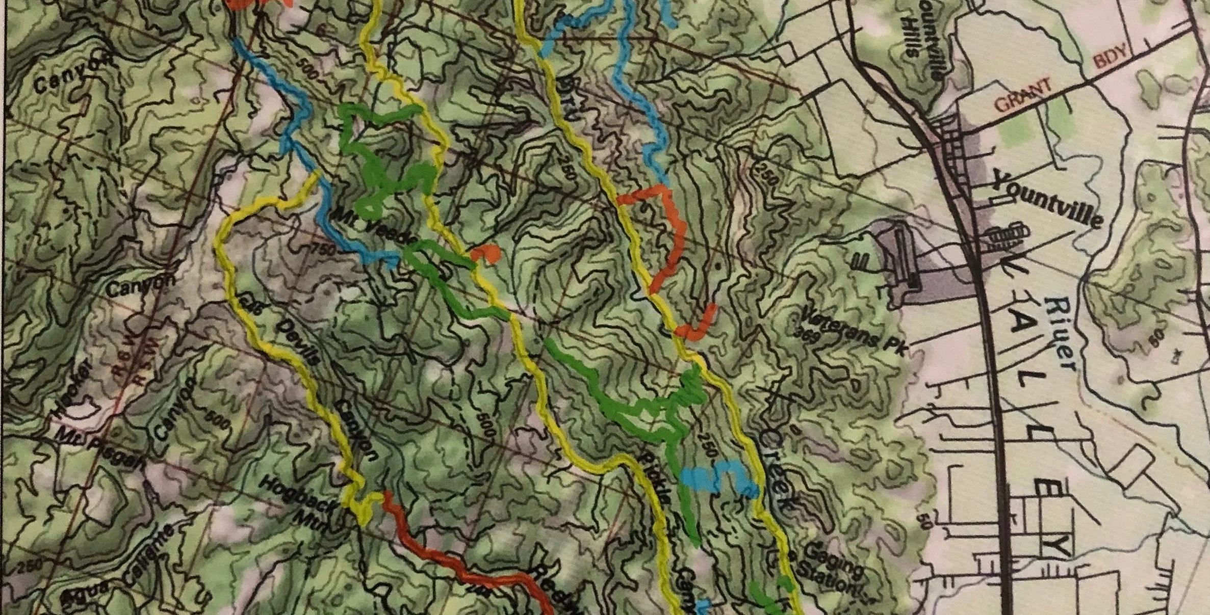 Mt. Veeder Fuel Projects Map. Click here for full map image .