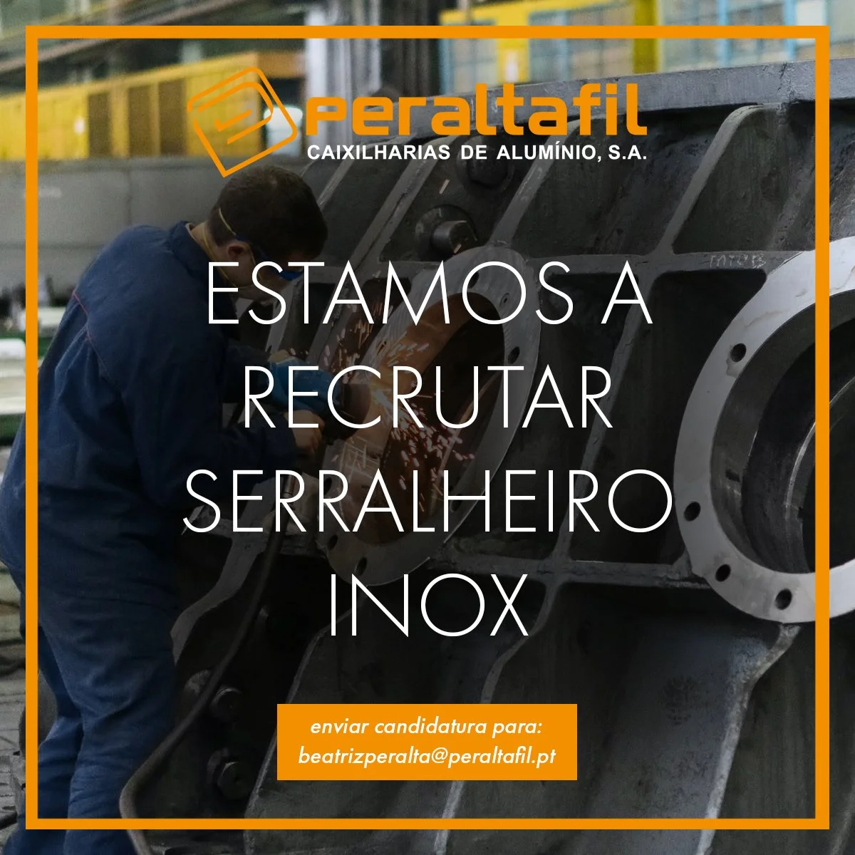 Oportunidade de Emprego: Recrutamos Serralheiros