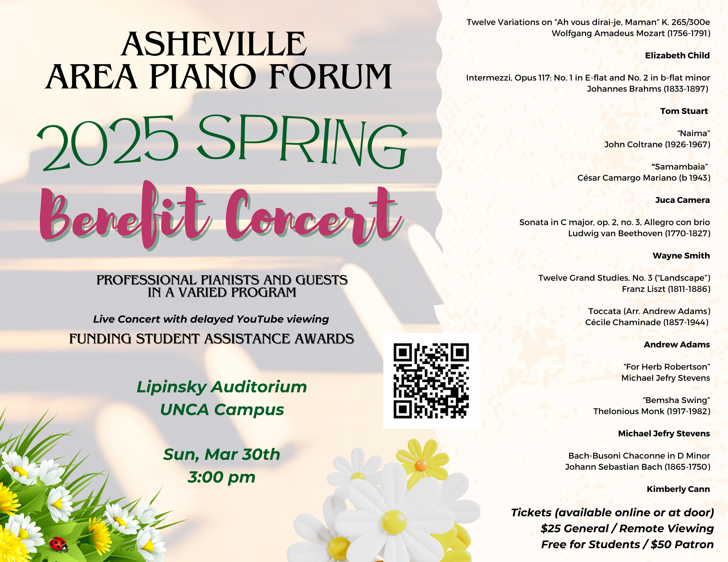 Spring Benefit Concert 2025