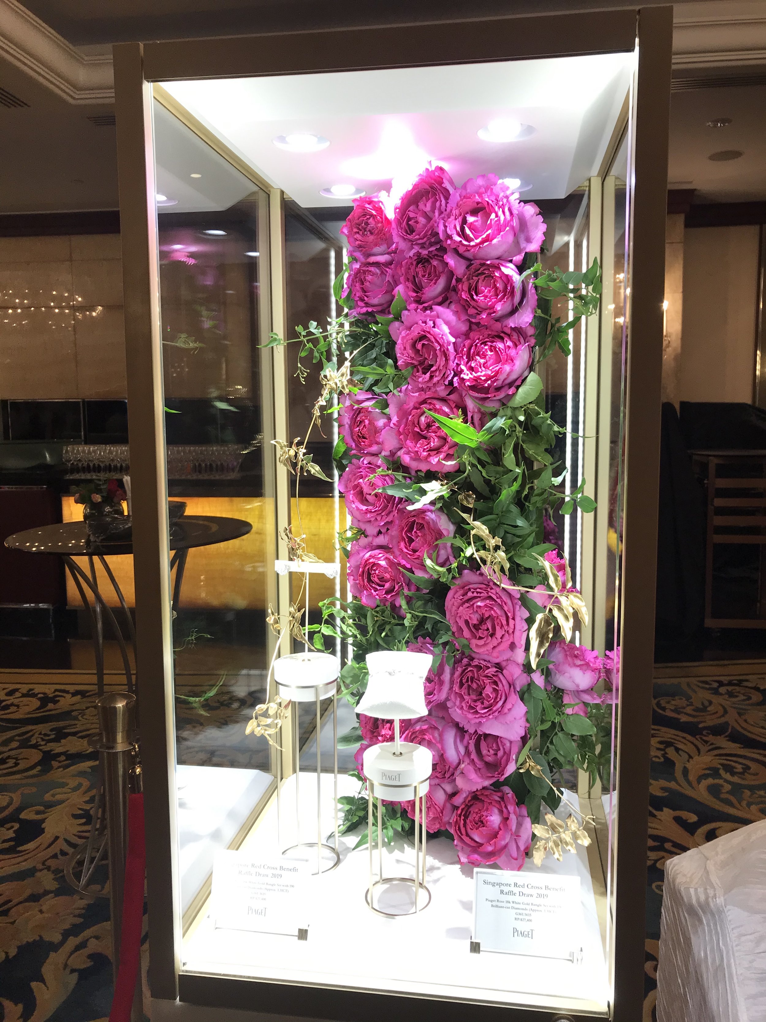 Product Display Florals for Piaget