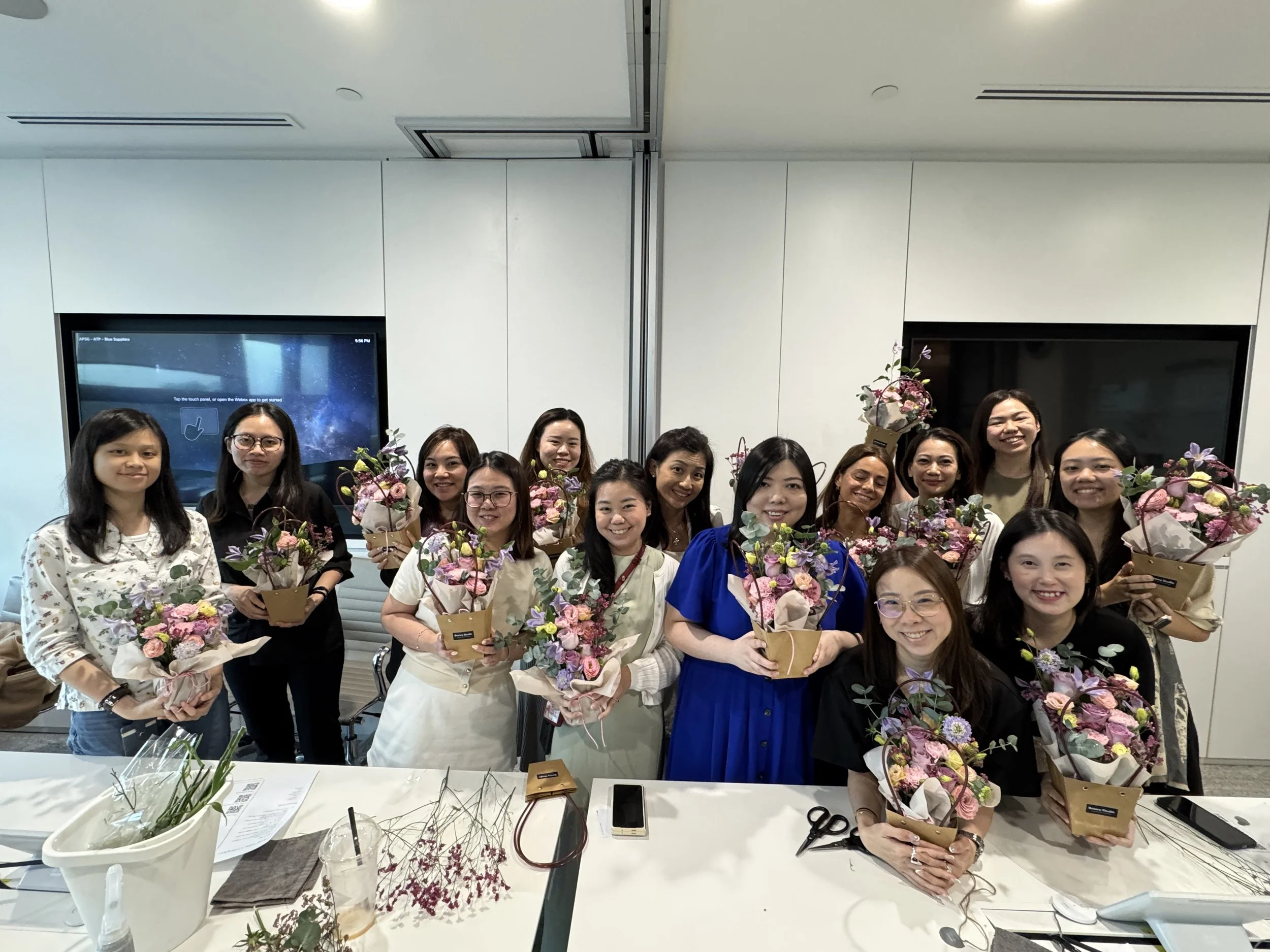 Centrepiece arrangement for Audemars Piguet