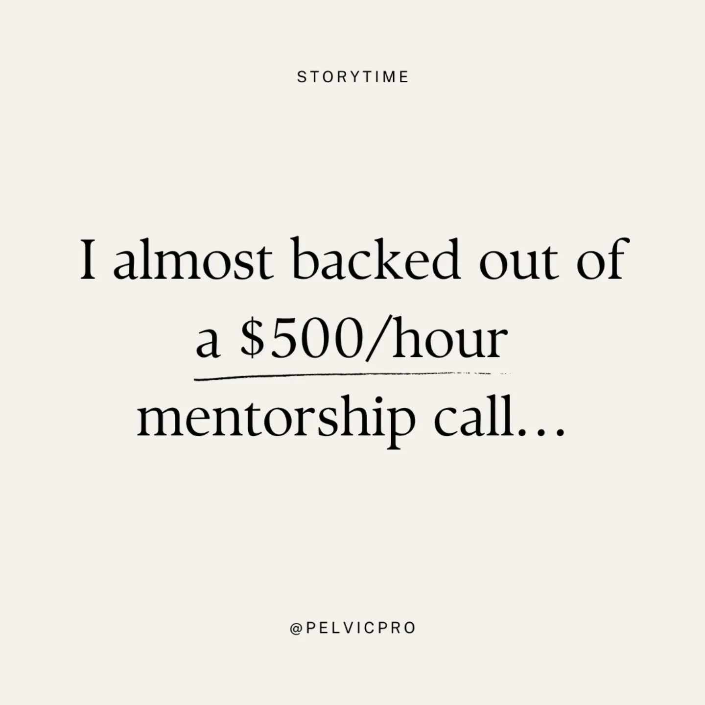 I used to question 'expensive' mentorship/coaching.

Now I question staying stuck.

That one decision didn&rsquo;t just make me money.
It changed how I think, how I sell, and how I build.

And that&rsquo;s exactly why I built my mentorship the way I 