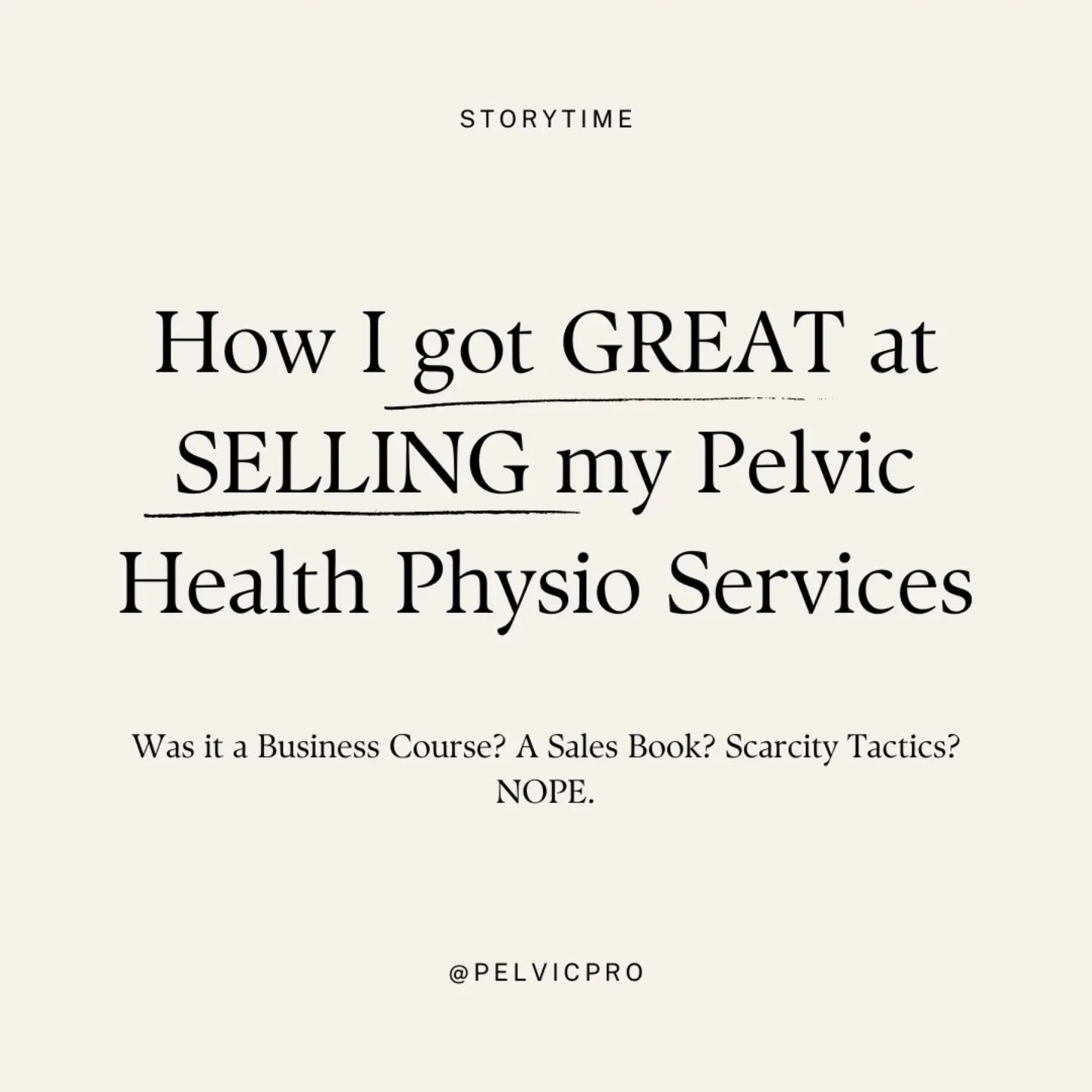 Do you get sunday scaries on the weekly? Heck, on the daily? Do you feel gross and total imposter syndrome charging $200/hour ... just because that's what the clinic's rates are? Do you feel tension in your shoulders, jaw and pelvic floor when your e