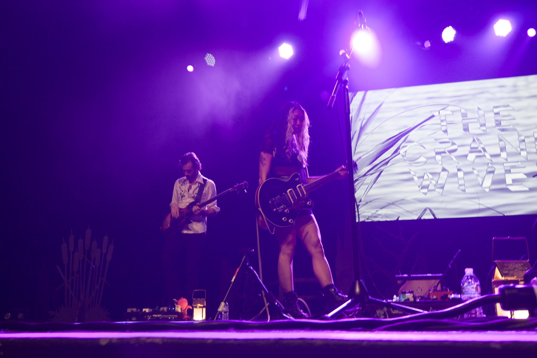 Crane Wives Singer and Bassist Perform