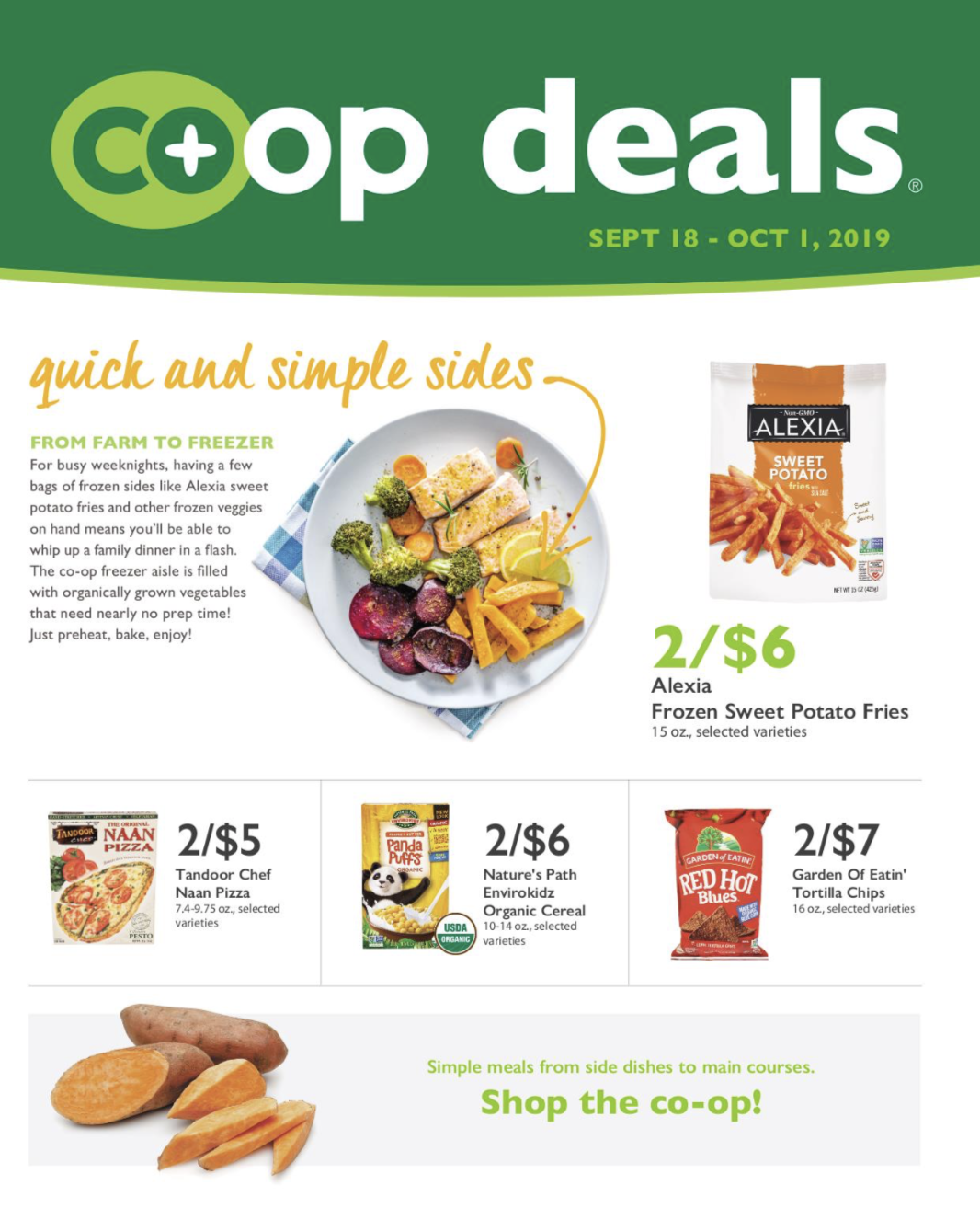 Co-op Deals Sept 18-Oct. 1