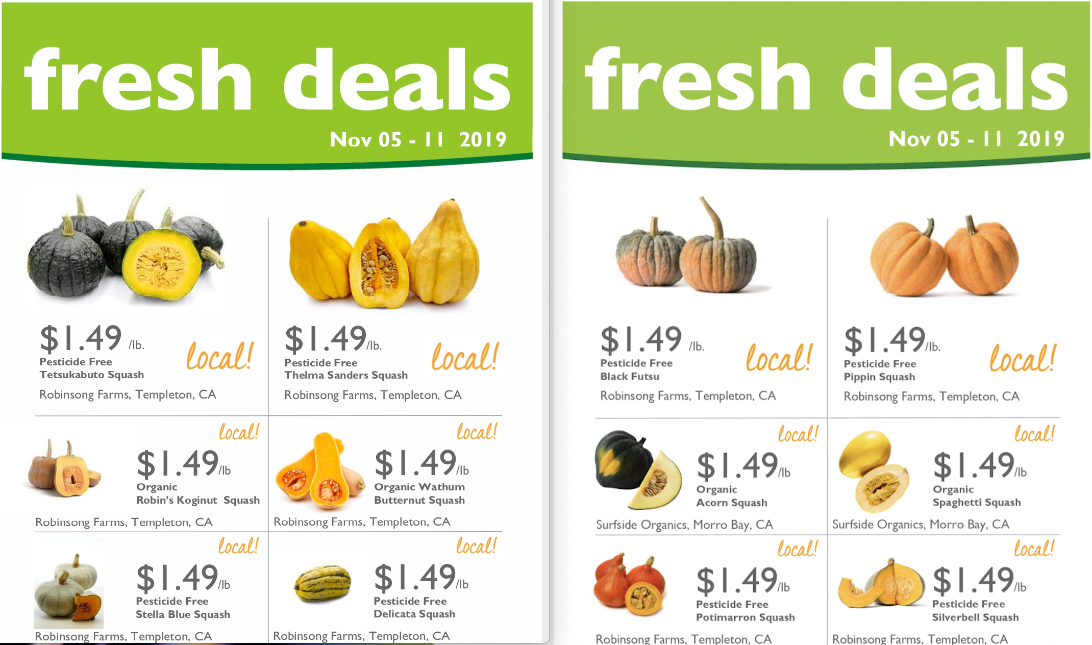 Fresh Deals Nov. 5-11