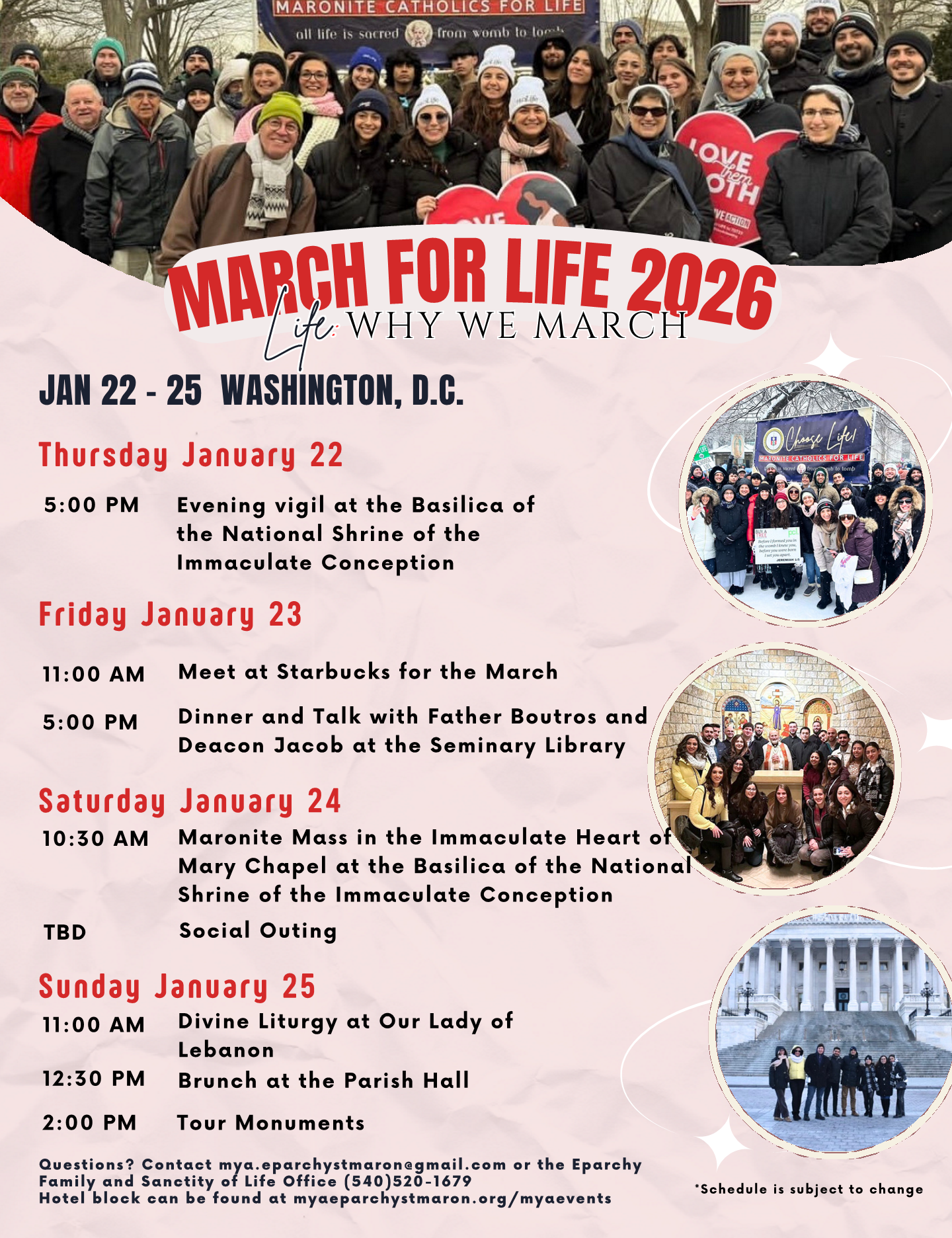 Cir 25-137 March for Life 2026