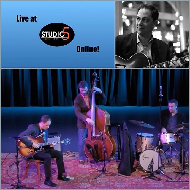 This week on Live at Studio5 Online - the great Andy Brown Trio - featuring highlights from their fabulous April 2019 performance at Studio5. Joining us LIVE in the zoom room will be the entire band, Andy, bassist Dennis Carroll, and drummer George F