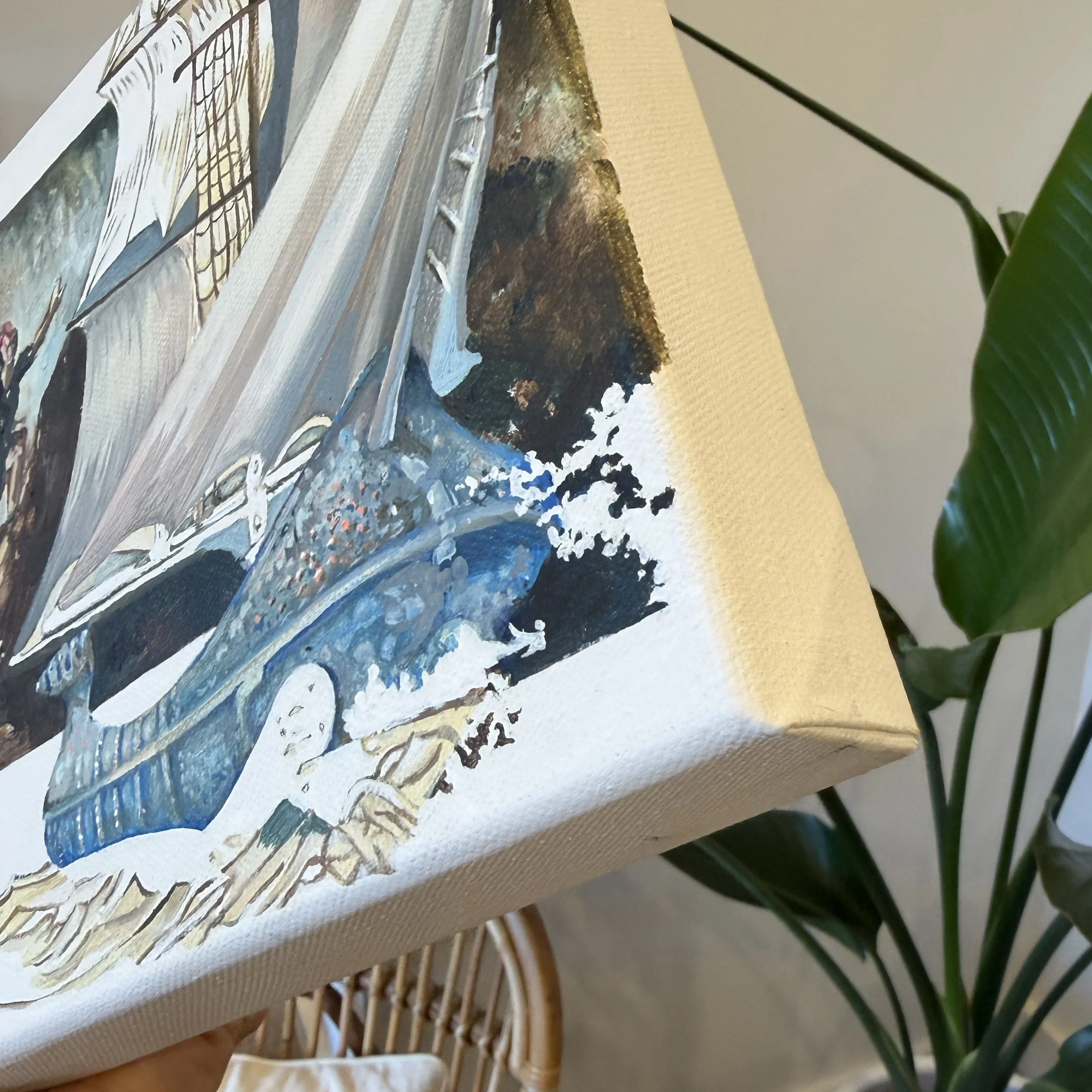 Sail Away-original-oil colour-nikki quarry-sides.jpg